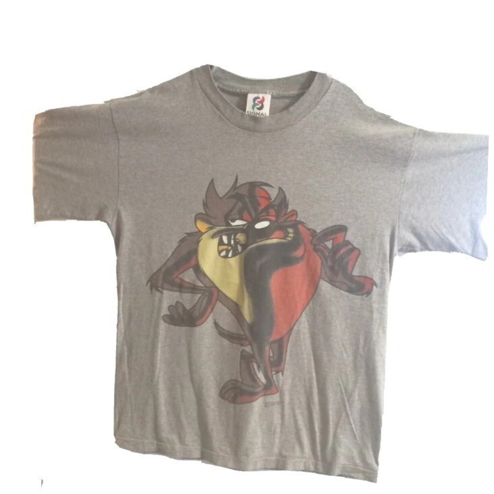 Vintage 1994 T-Shirt Tasmanian Devil Taz Looney Tunes Size Large Signal Tag RARE
